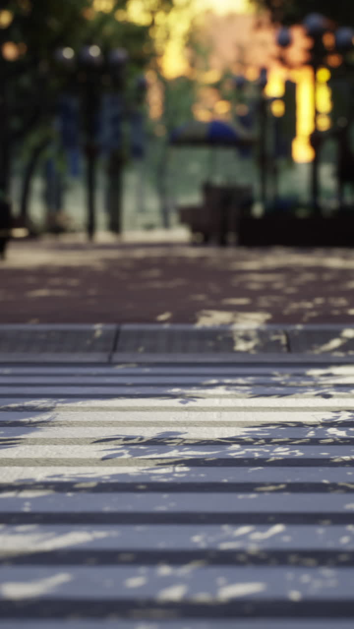 пешеходный переход на городской улице