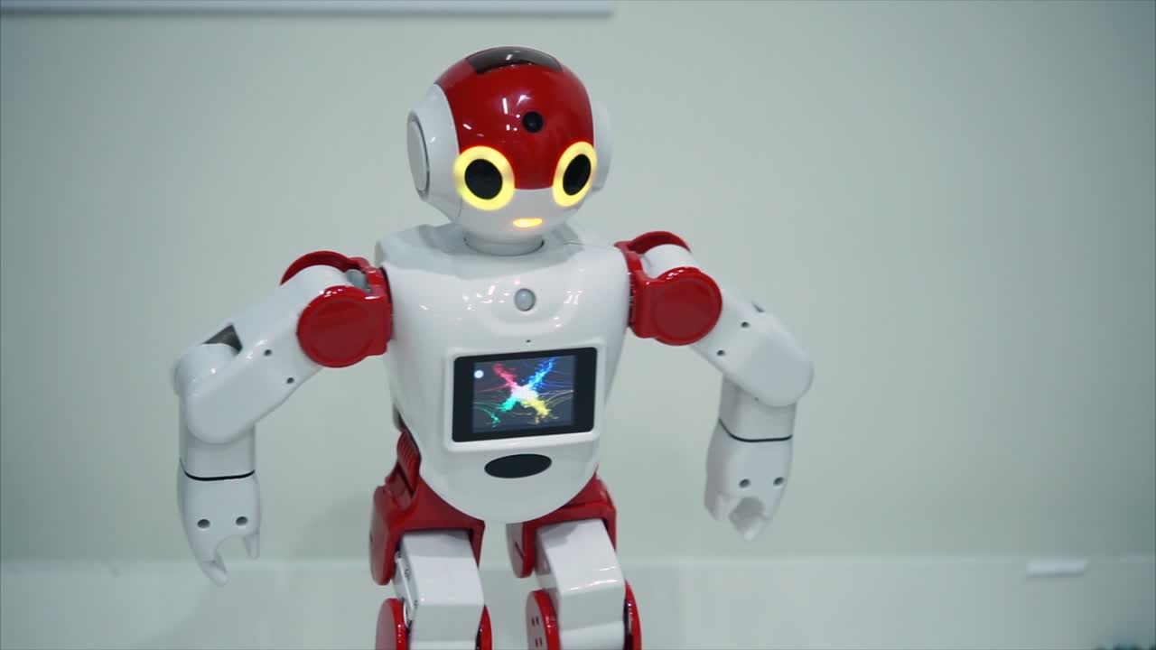 Red and White Robot