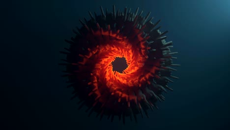 infinite loop 3d animation with hands