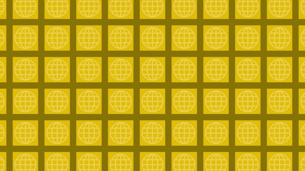 Gold Globe Pattern Background