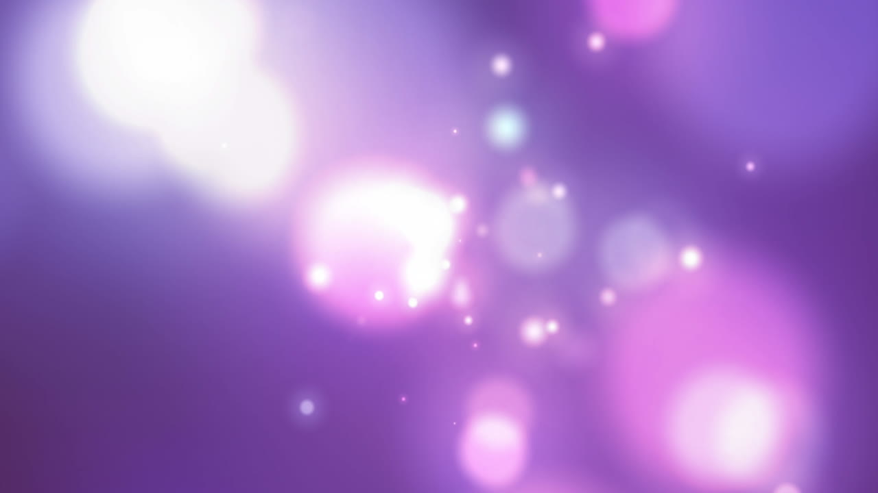 보라색 배경에 있는 풍선 위에 있는 시험관 아이콘의 애니메이션