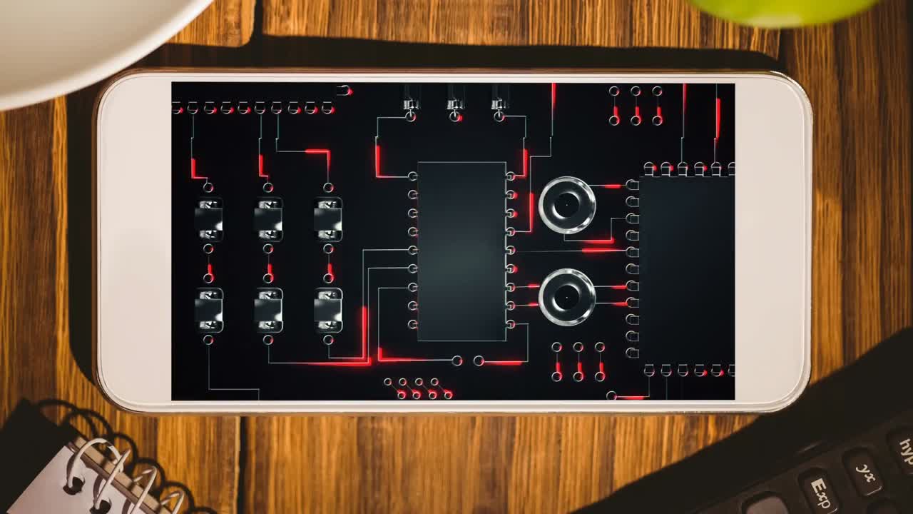 스마트폰 기술 글쓰기를 보여줍니다.