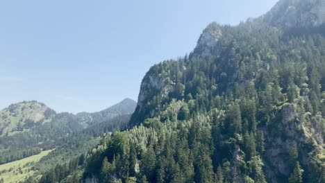 Overview-of-hills-in-bavaria,-germany