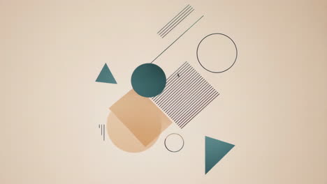 composición de formas geométricas abstractas