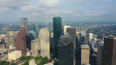 Aéreo-Ciudad-Urbano-Houston-Texas-Western-Helicóptero-Metropolitian-Humanidad-Pueblo-Dron