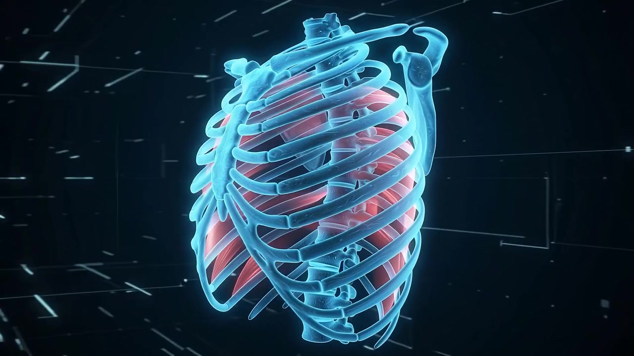 Digital 3D Animation of Human Thoracic Cage Anatomy