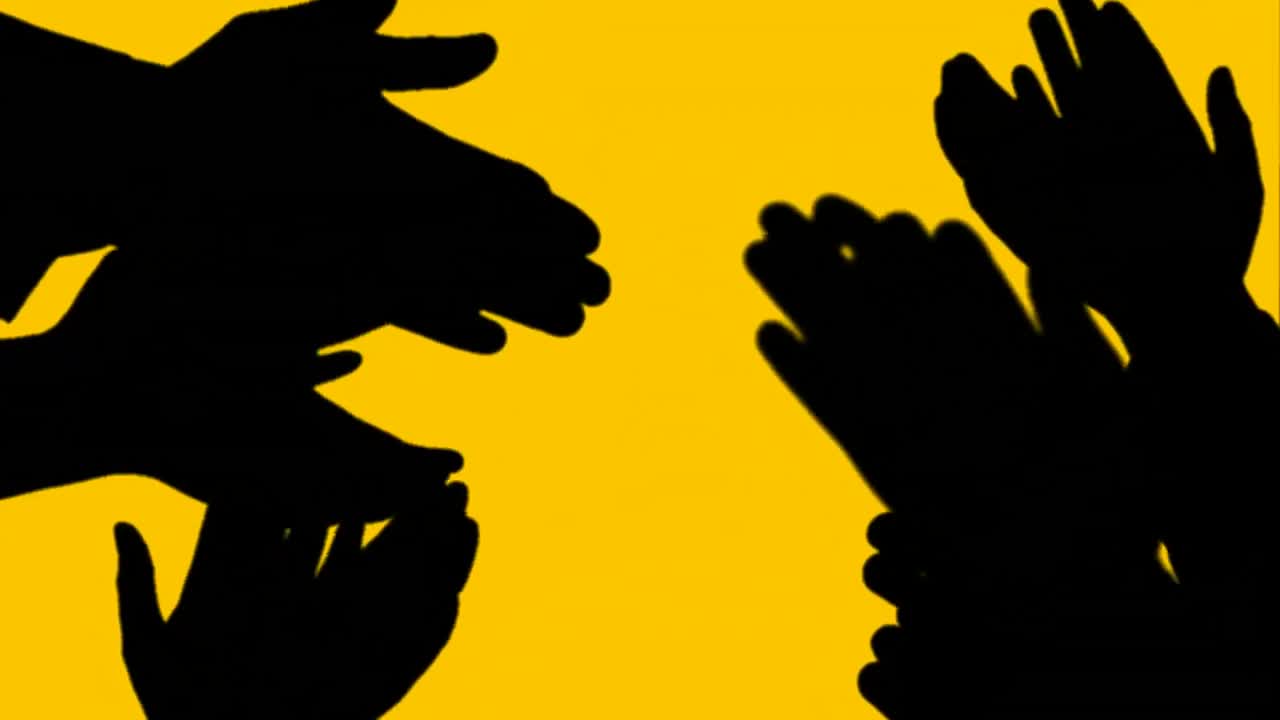 animación de las manos aplaudiendo