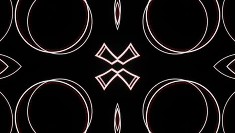 fondo pulsante abstracto con bucles sin fin