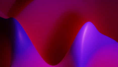 4k bucle sin costuras con fluidos abstractos gradientes violeta azul, superficie ondulada de brillo interno. hermosos gradientes de color como fondo líquido abstracto, animación suave. 3d en estilo moderno plano agradable 1