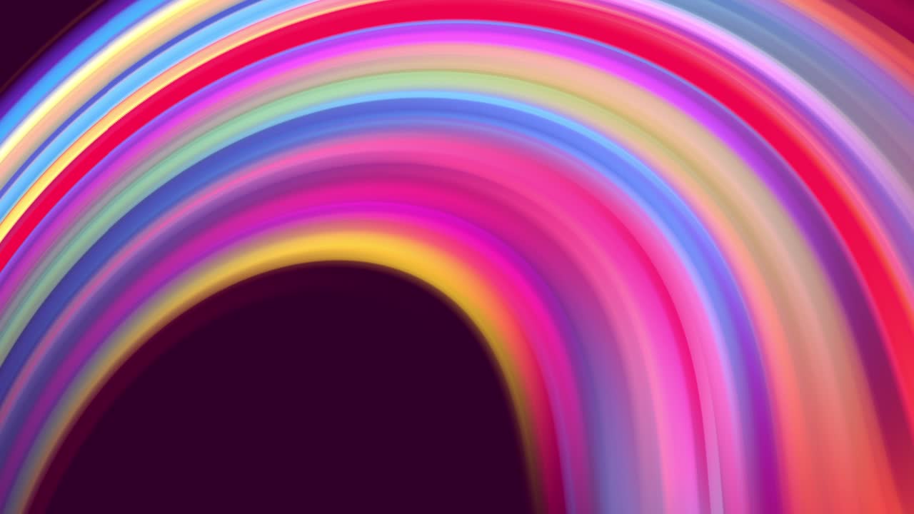 el gradiente de los colores del arco iris se desplaza cíclicamente en bucle. es un hermoso fondo abstracto de 4k con animación de bucle sin fisuras para presentaciones de vacaciones o cosas de moda en estilo de diseño en movimiento.