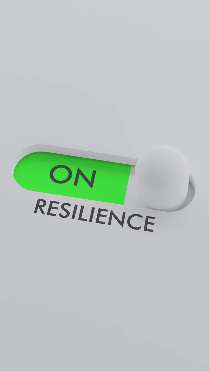 encendiendo el interruptor de resiliencia vídeo vertical