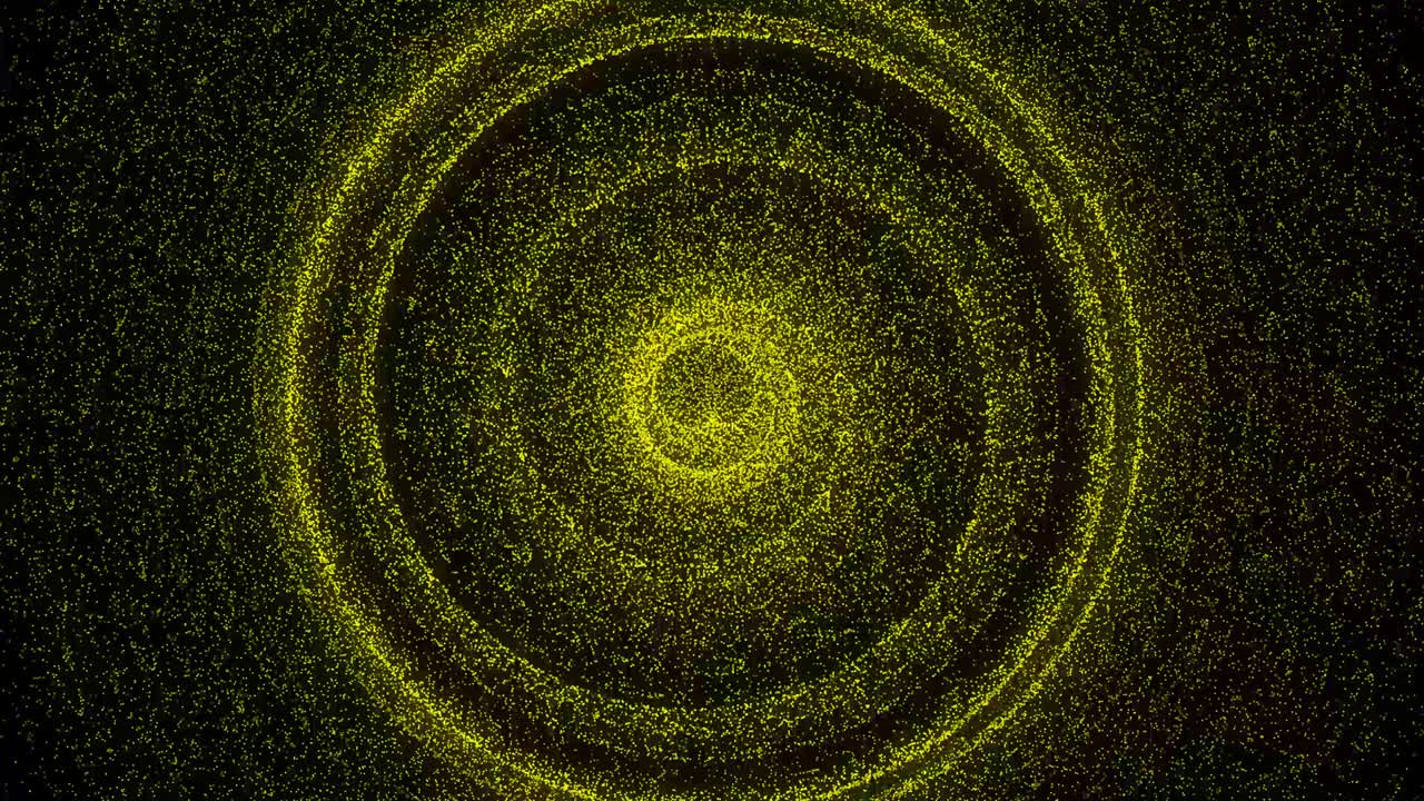 Yellow color Dot Shape Pattern animation motion graphics