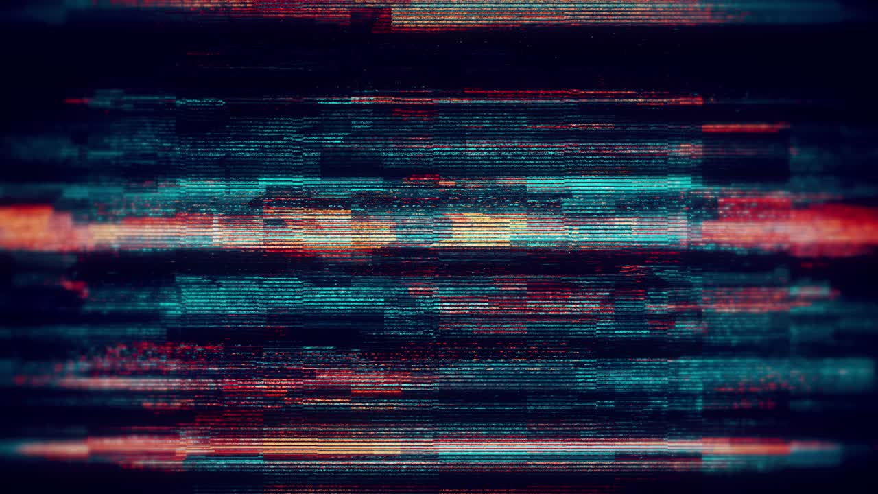 Abstract Digital Glitch Noise and Data Error Background