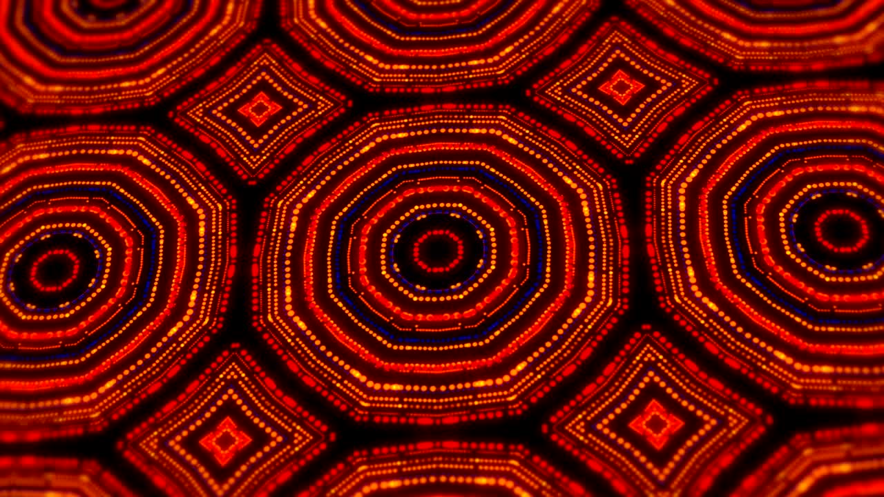 el fondo abstracto del caleidoscopio