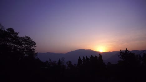 The-sun-is-rising-over-the-mountain