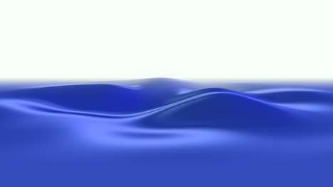 liquid blue waves on fashion gradient