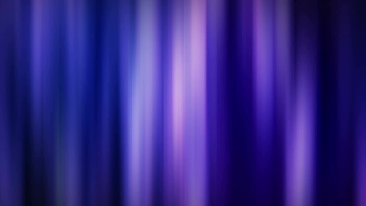 gradiente borroso líneas de haz verticales rayas. azul violeta abstracto movimiento mágico fondo de navidad. bucle de video sin costuras 4k uhd