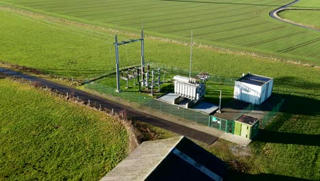 green energy at work: the role of high voltage transformers in a wind power plant in north rhine westphalia germany