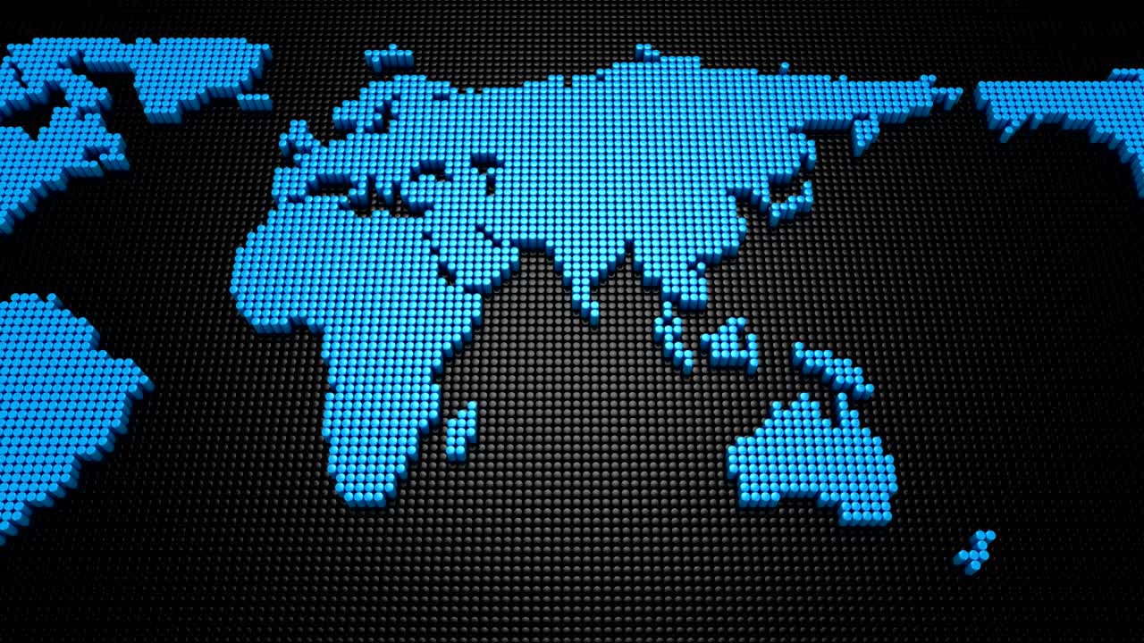 los cilindros formaron un mapa de la tierra