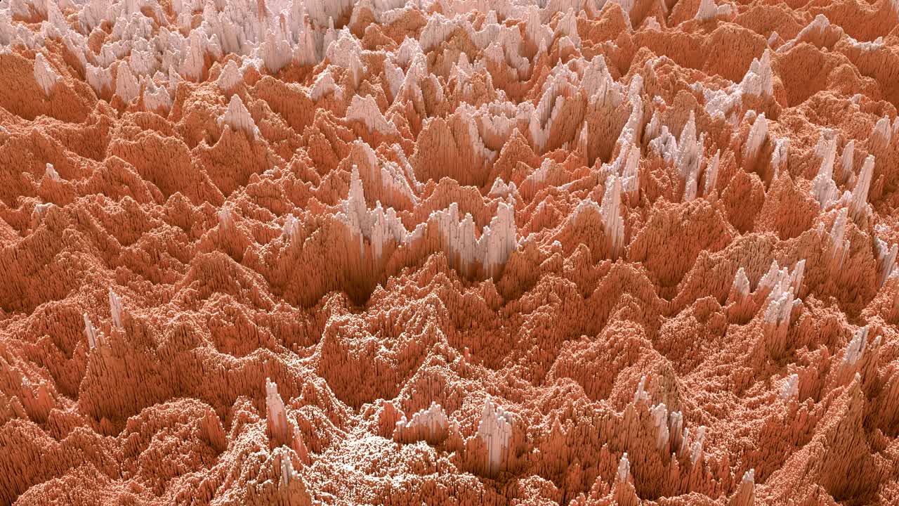 4k 추상 토포그래픽 파형