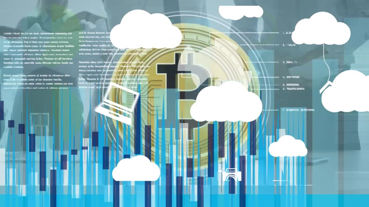 클라우드의 애니메이션과 금융 데이터 처리