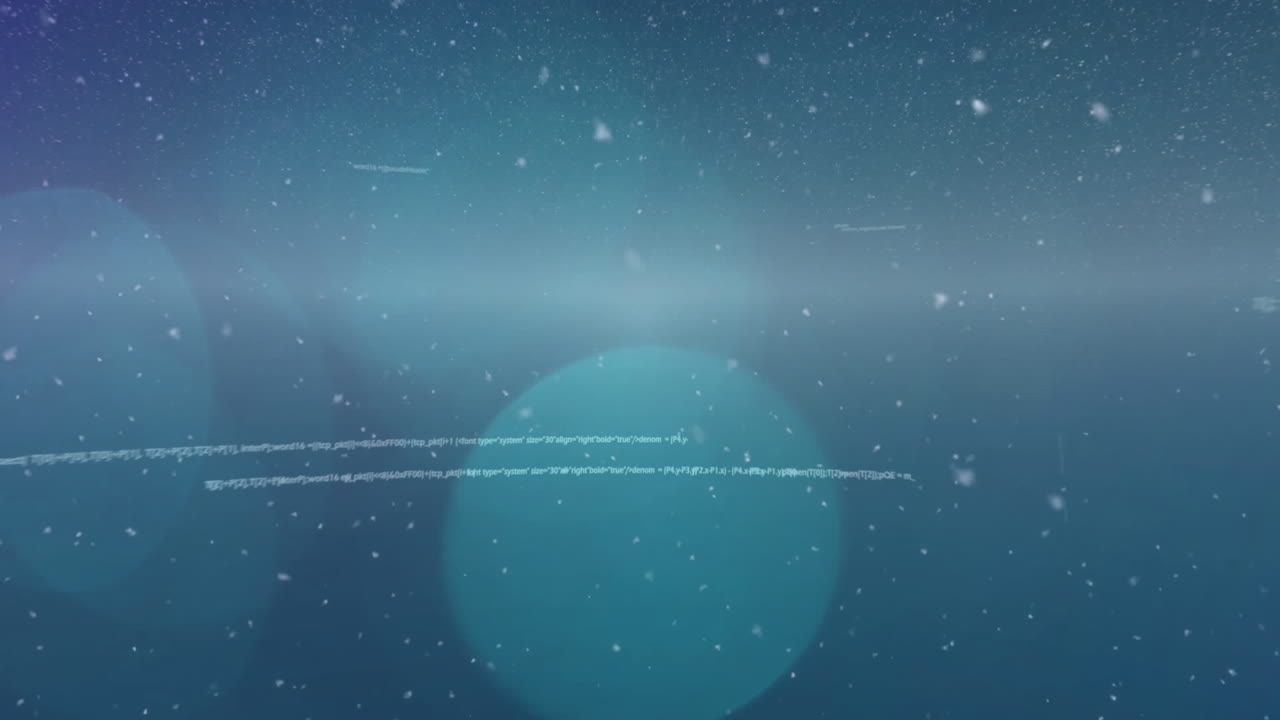 빛의 반점 위에 데이터 처리의 애니메이션