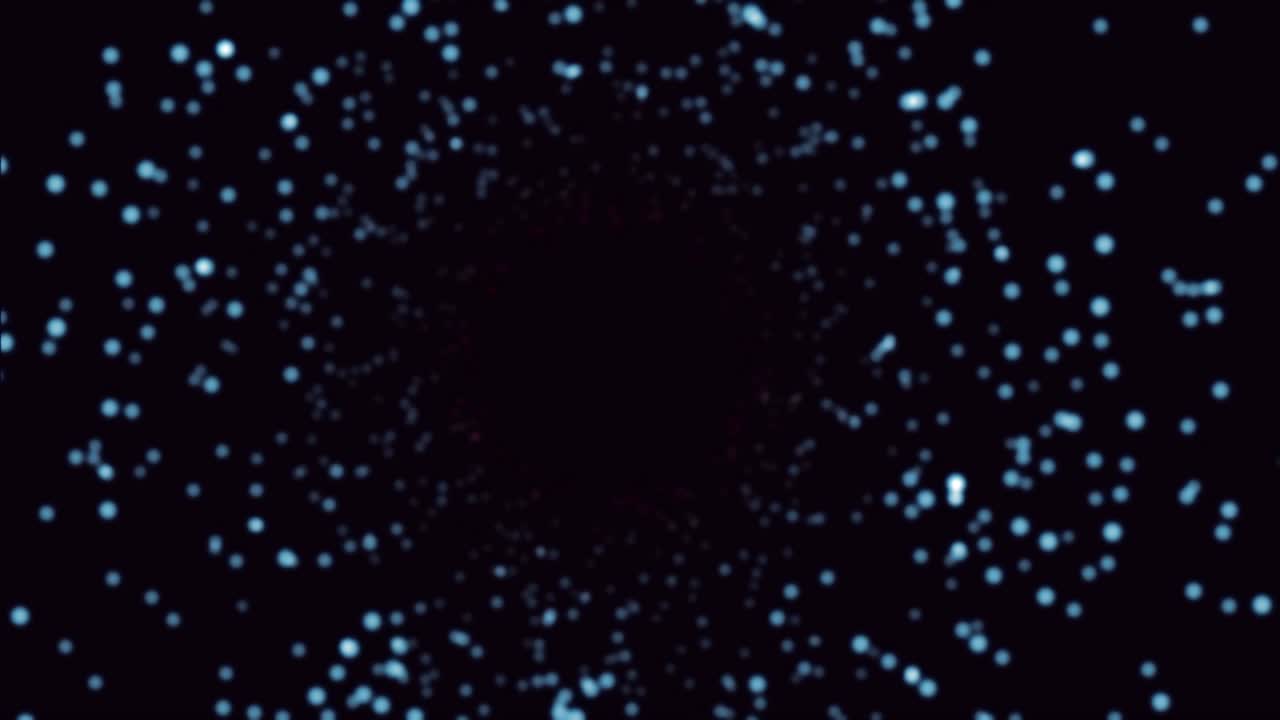 túnel de las estrellas azules