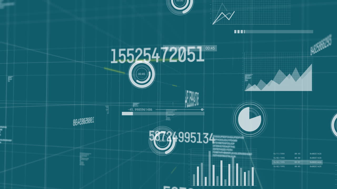 animación del procesamiento de datos sobre la red