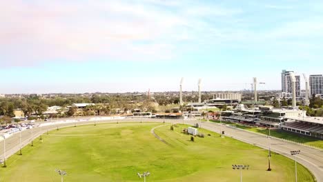 aerial view of caulfield racecourse