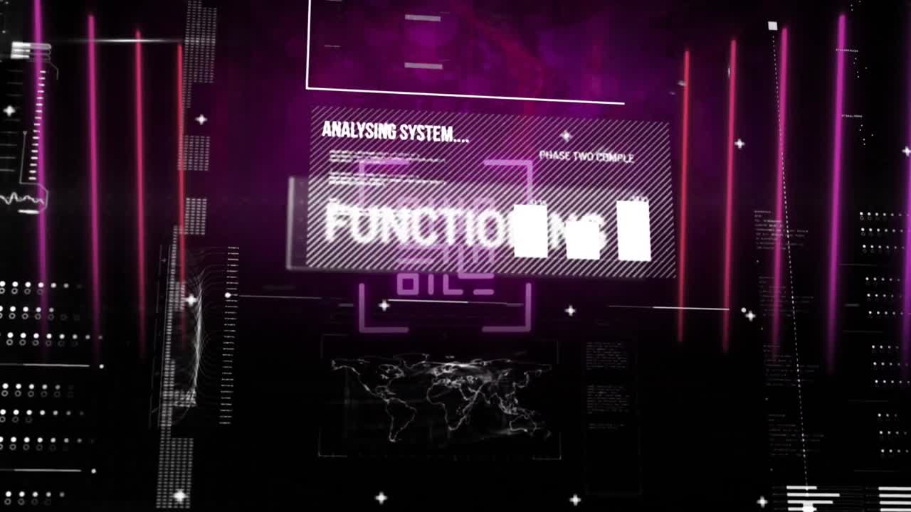 animación del procesamiento de datos sobre el código qr