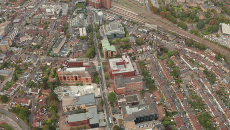 Aerial-shot-over-Clarendon-road-Watford