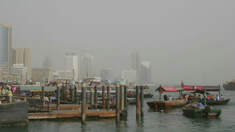 Boats-come-and-go-in-this-time-lapse-shot-at-the-harbor-in-Dubai