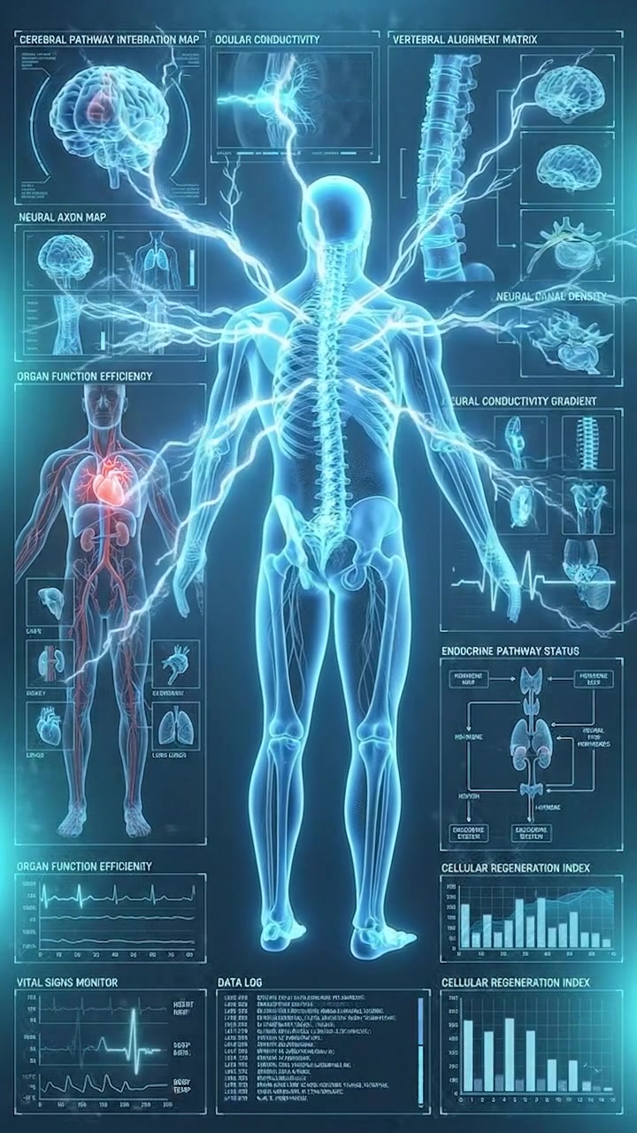 Digital Human Anatomy and Nervous System Interface