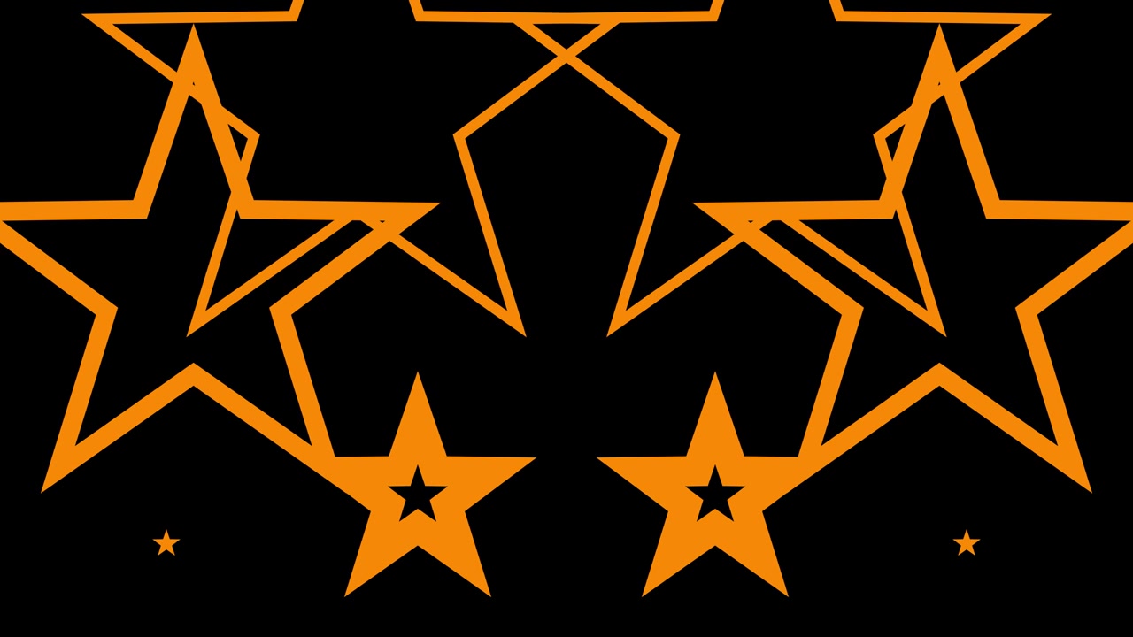 Shape animation star spreading motion graphics
