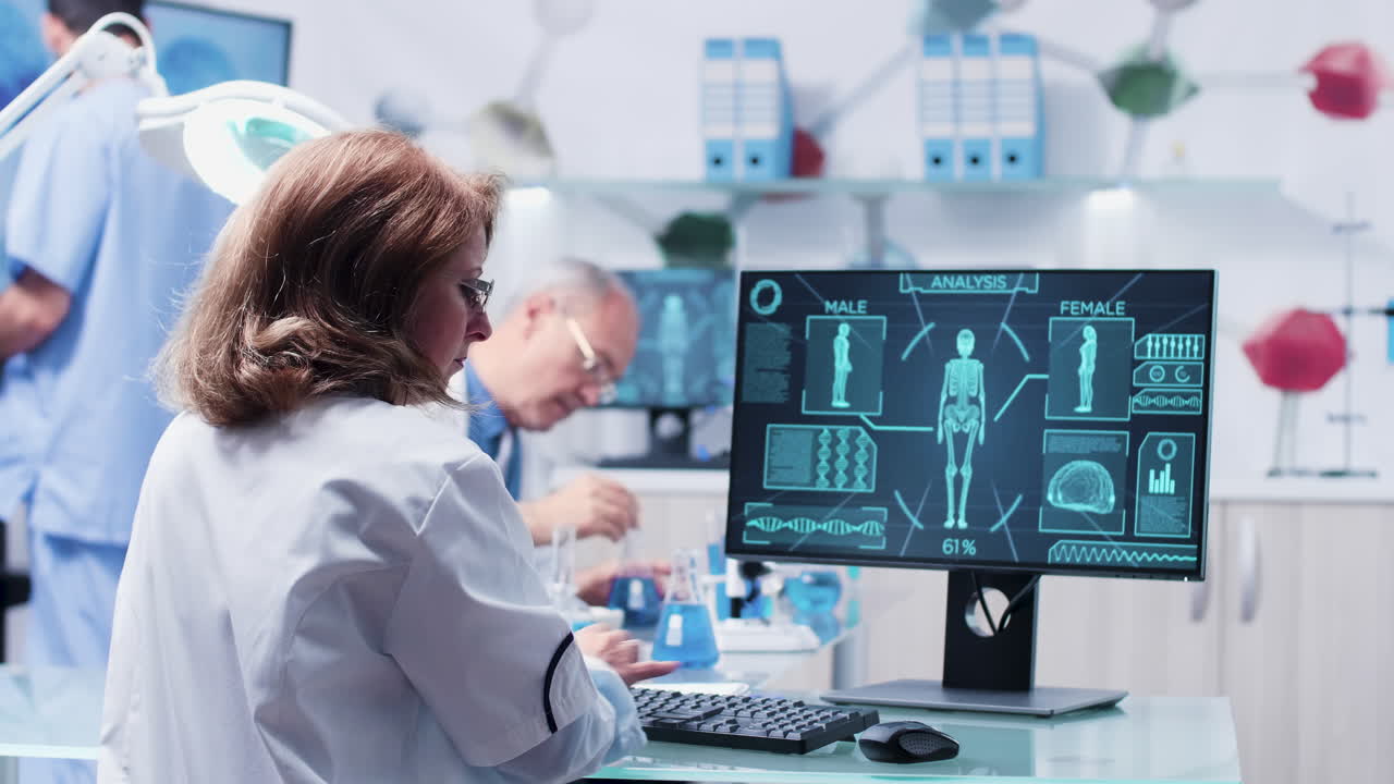 Medical Research in a Laboratory