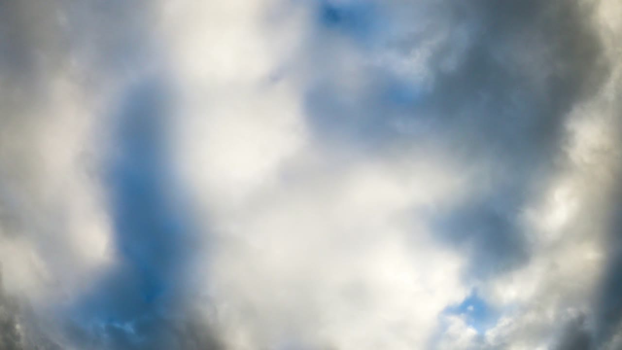 nubes en el cielo timelapse