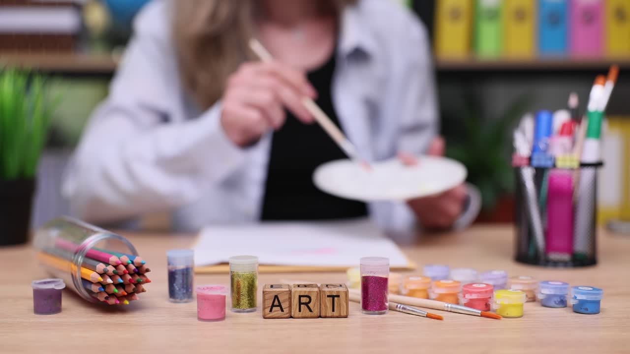 Artistic Creation: Painting with Watercolors