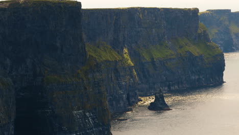 majestic landscape of cliffs of moher in burren, county clare, ireland