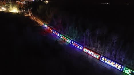 cp holiday train in perth  ontario canada november 2022