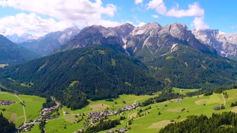 scenic view of the beautiful landscape in the alps