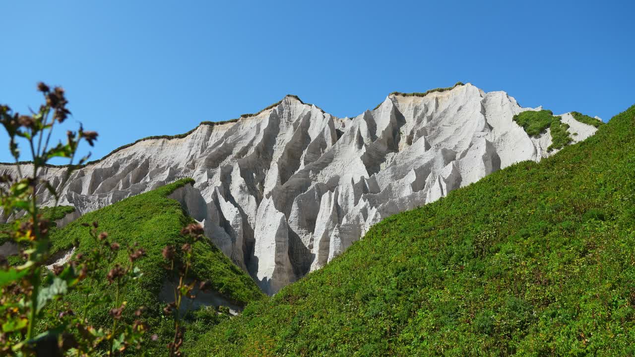 호카이도 산의 하 절벽 풍경