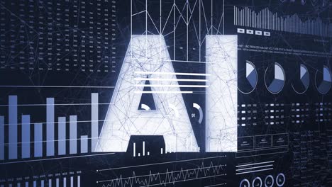 data and report statistics, animation with graph diagrams.