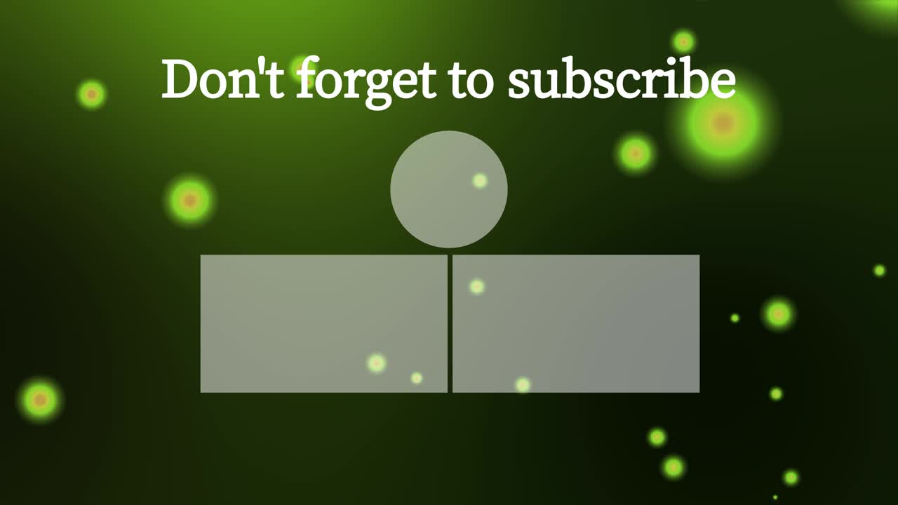 gráficos de movimiento de pantalla de extremo de tarjeta de punto flotante luminoso