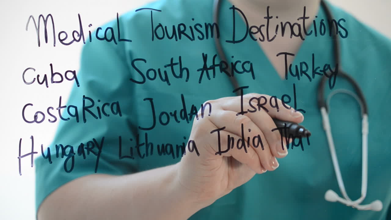 Turismo medico. Disegniamo con un pennarello.