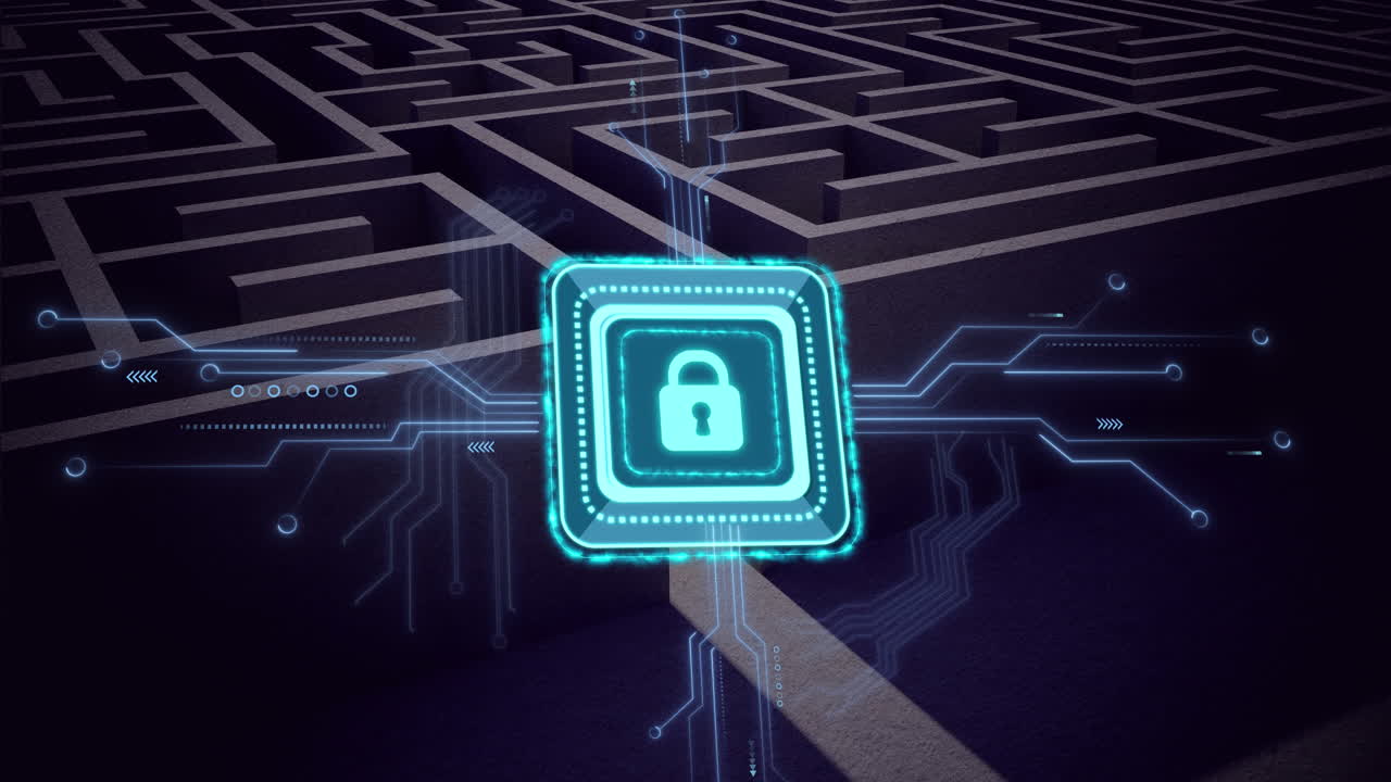 animación del candado y procesamiento de datos sobre el laberinto