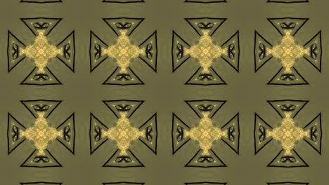 fondo decorativo de neón abstractamente adornado con bucles. caleidoscopio o mandala de neón 3d.