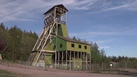 Alter-Förderturm-Malmberget,-Schweden