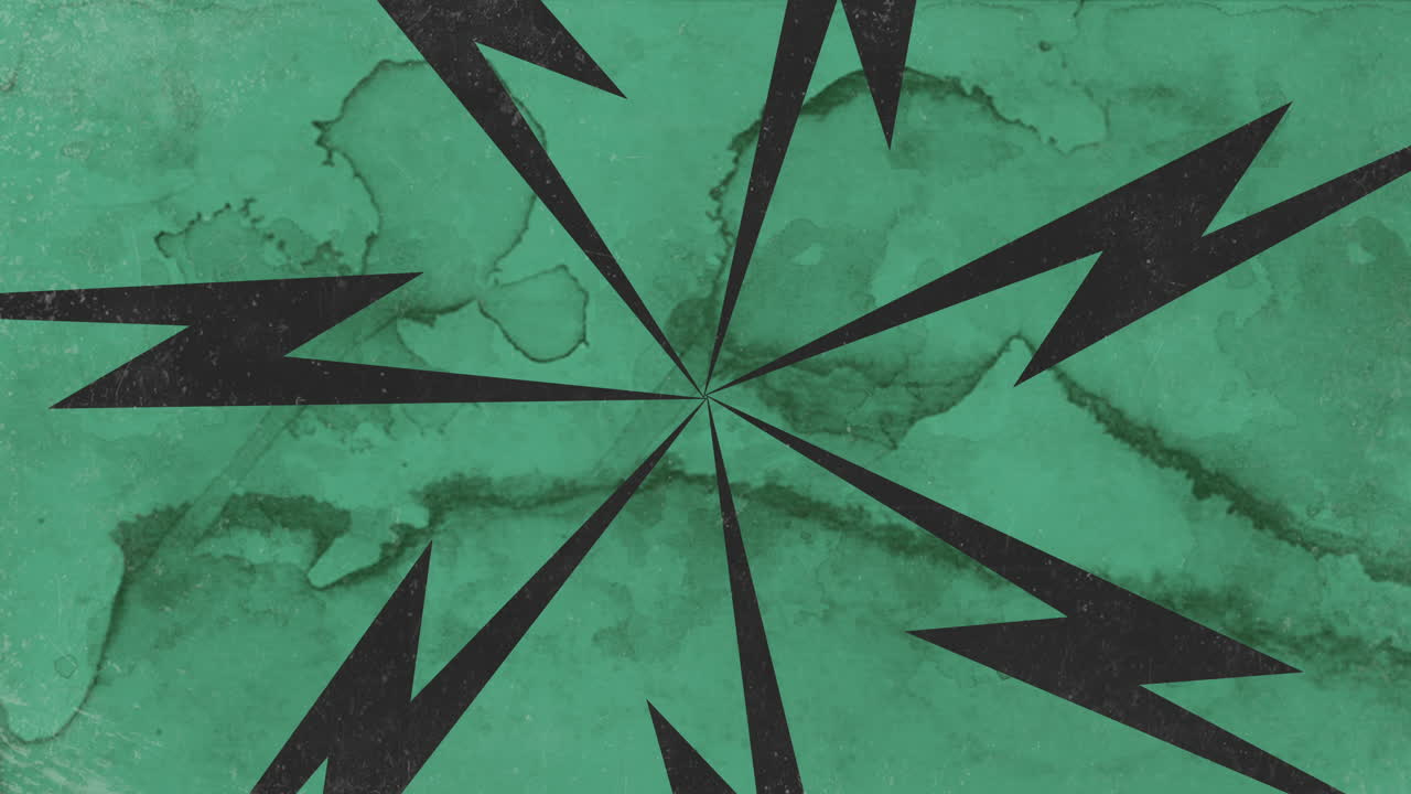 rayos negros y textura hipster verde.