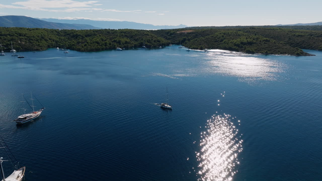 Serene Bay with Yachts and Boats