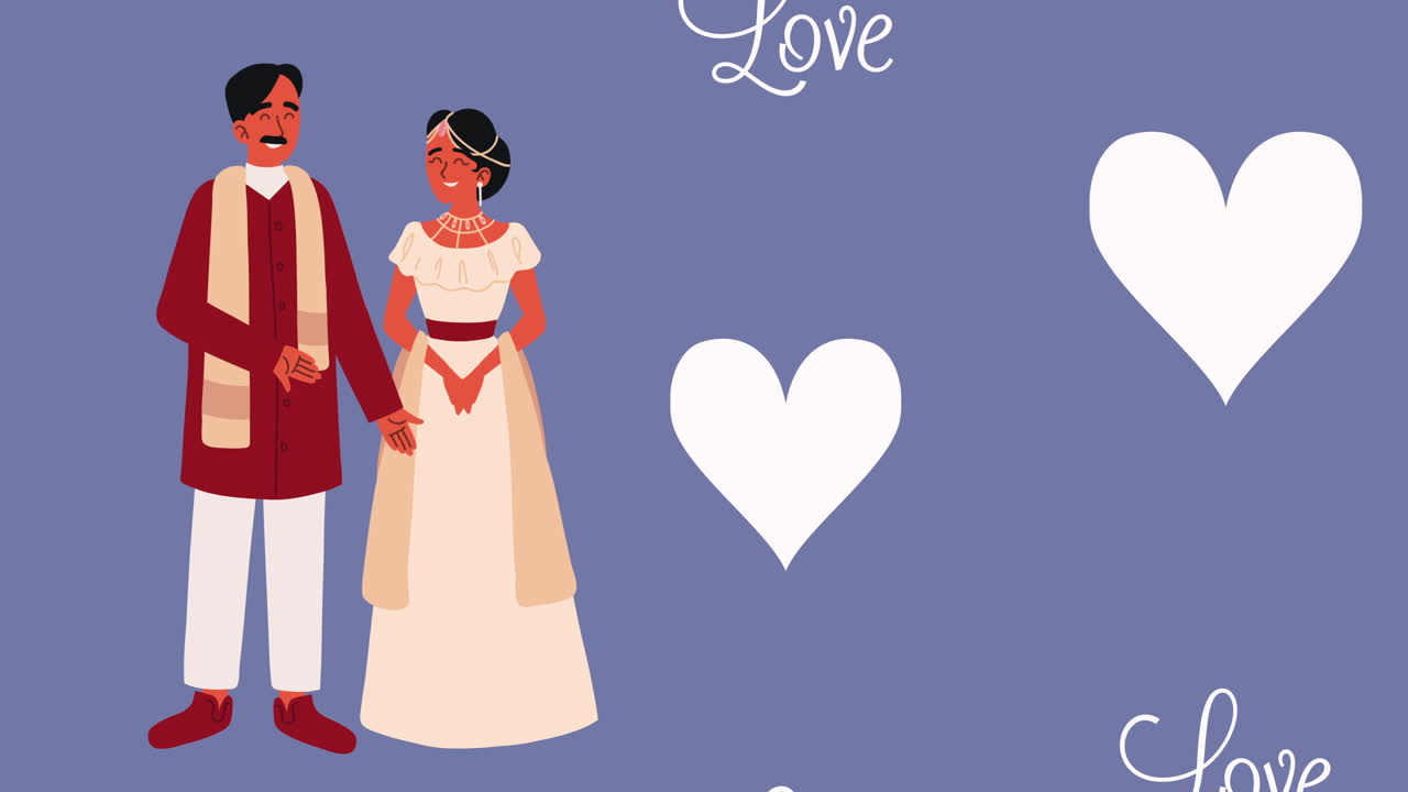 인도 결혼 부부